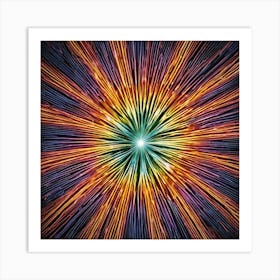 Burst Of Light 2 Art Print