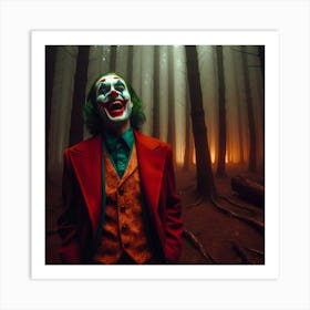 Joker In The Woods 5 Art Print