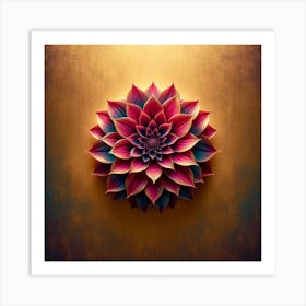 Dahlia Flower 5 Art Print