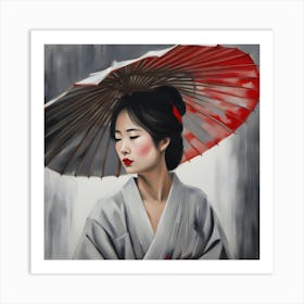 Geisha Art Print