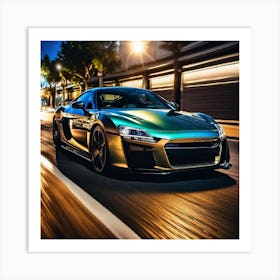 Audi R8 Art Print