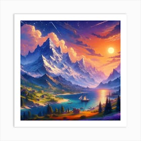 A Fantastical Land 10 Art Print