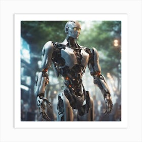A Highly Advanced Android With Synthetic Skin And Emotions, Indistinguishable From Humans 16 Art Print