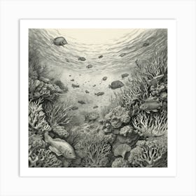 Coral Reef 3 Art Print