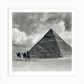 Great Pyramid Of Giza Art Print