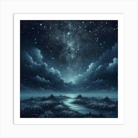 Night Sky 4 Art Print