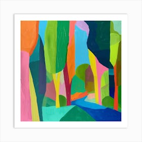 Abstract Park Collection Battersea Park London 1 Art Print