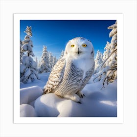 Snowy Owl Art Print