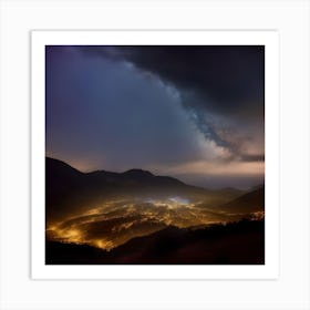 Stormy Night Art Print