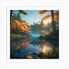 Autumn Forest Art Print