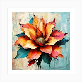 Flower Painting 8 Art Print