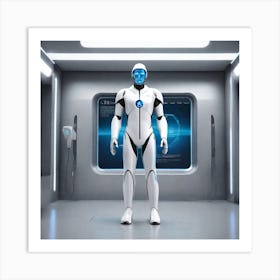 Futuristic Man 20 Art Print