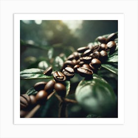 Coffee Beans On A Tree 64 Art Print