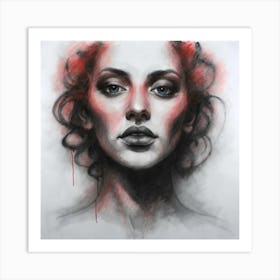 'Blood Red' Art Print