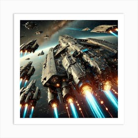 Hyperion Cruisers Converted 2 Art Print