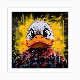 Duck Painting Art Print