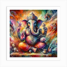 Ganesha 7 Art Print
