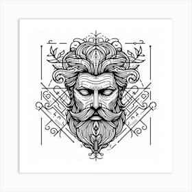 Greek God Art Print