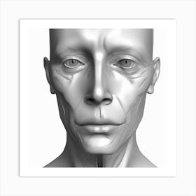 Human Face 1 Art Print