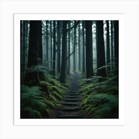 Path In The Forest Art Print