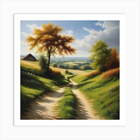 Road In The Countryside 15 Art Print