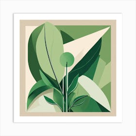 Green Leaf 2 Art Print