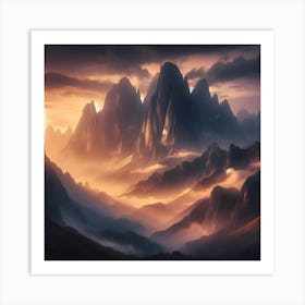 Mountain Landscape 3 Art Print