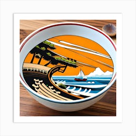 Azuchi Bowl Art Print