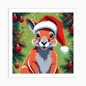 CHRISTMAS JOEY Art Print