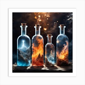 Bottles Art Print