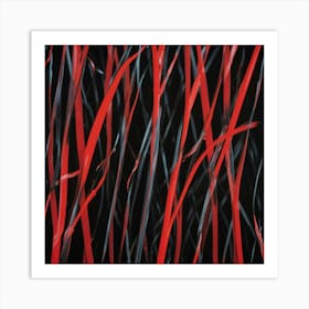 Red And Black Art Print