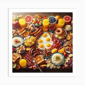 Breakfast Art Print