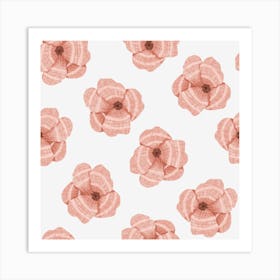 Summer blooming flowers Art Print