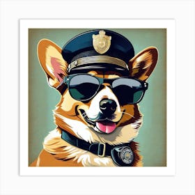 Police Dog 5 Art Print