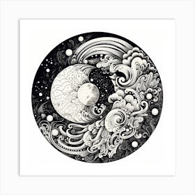 Yin Yang 57 Art Print