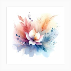 Watercolor Flower 5 Art Print