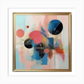 Unique Painting For Interior, Geometric Abstraction 15 Art Print