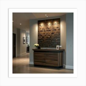 Default Create Unique Design Of Apartment Front Desk Wall Art 2 Art Print