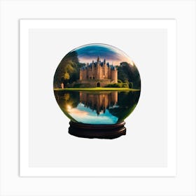 Castle In A Glass Ball Art Print