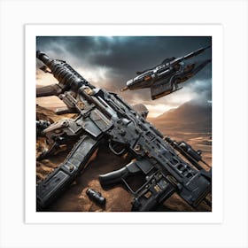 Sniper Rifle Art Print