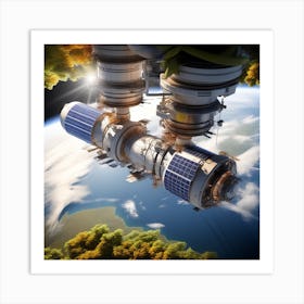 Space Station 85 Art Print