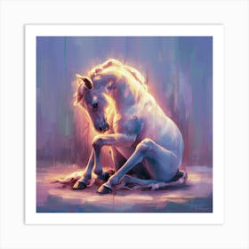 White Horse 1 Art Print