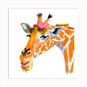 Reticulated Giraffe 02 Art Print