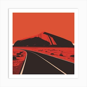 Road To Uluru Art Print