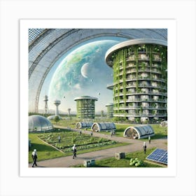 Venusian Enclave Residential Complex Purpose Converted Art Print