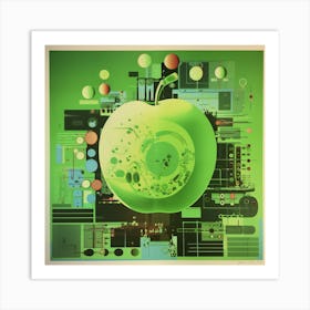 'Green Apple' Art Print