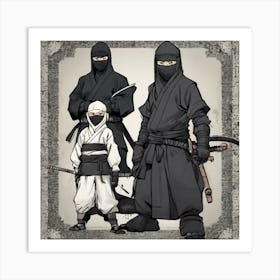 House of ninjas Art Print