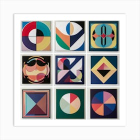 Geometric Abstract (8) Art Print