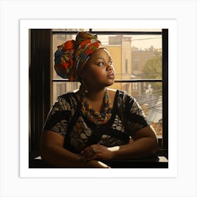 African American Woman 6 Art Print