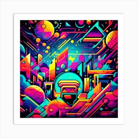 Psychedelic Art 1 Art Print